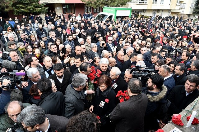Kılıçdaroğlu, Uğur Mumcu'yu anma törenine katıdı