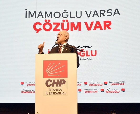 Kılıçdaroğlu, İBB adayı Ekrem İmamoğlu'nun tanıtım toplantısına katıldı