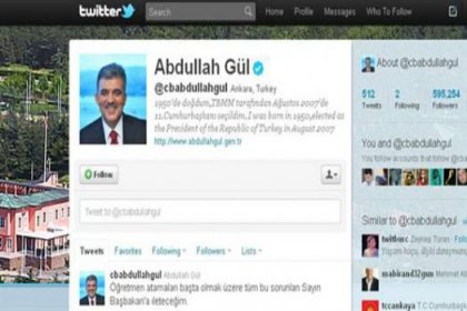 Gül Twitter siyaset liginde ilk 10'da