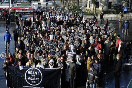 'Hrant'ın arkadaşları' adalet için yürüdü