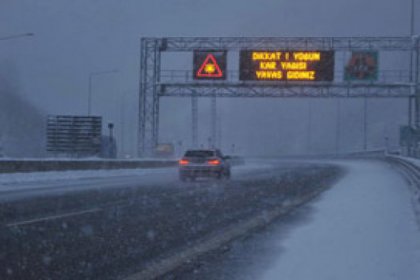 İstanbul'da Kar İçin Tedbir Alınyor