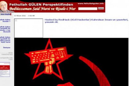 RedHack Fethullah Gülen'in sitesini hackledi