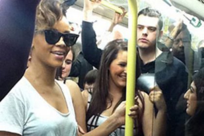 Rihanna metroya binerse