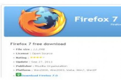 Sahte Firefox 7 Sitesine Dikkat!