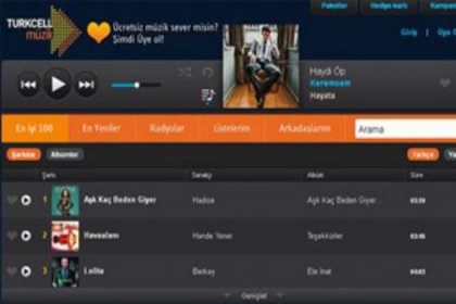 Turkcell'den 1.6 kuruşa yasal MP3