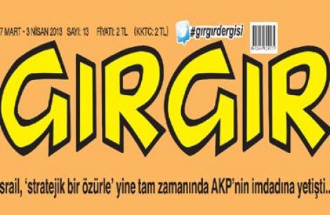 Gırgır'ın Kapağında, İsrail'in "Özür"ü Var!