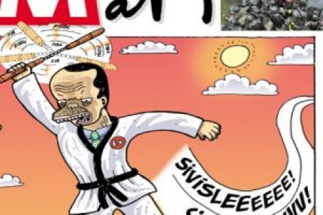 Leman Dergisi Başbakan'a karate elbisesi giydirdi