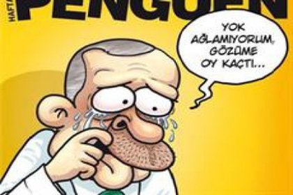 Ağlayan Başbakan Penguen'in kapağında