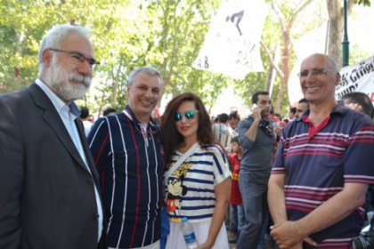 Can Ataklı Taksim Gezi Mitinginde