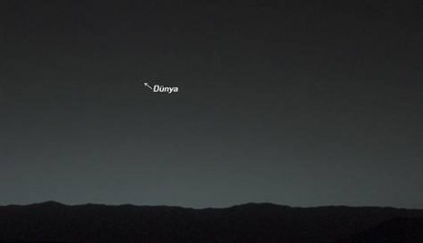 Mars’tan Dünya’yı çekti