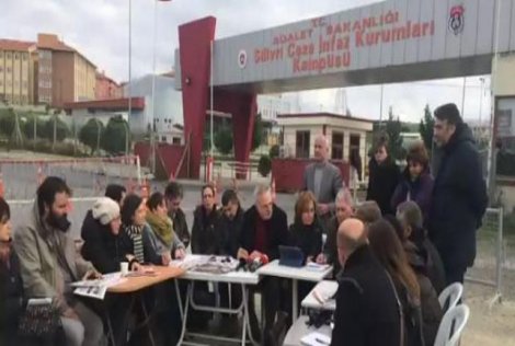 Cumhuriyet'ten Silivri Cezaevi önünde yazıişleri toplantısı