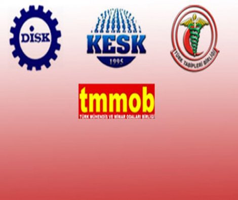 DİSK-KESK-TMMOB-TTB'den 1 Mayıs savunması