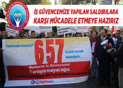 Eğitim-İş: Mücadele etmeye hazırız!