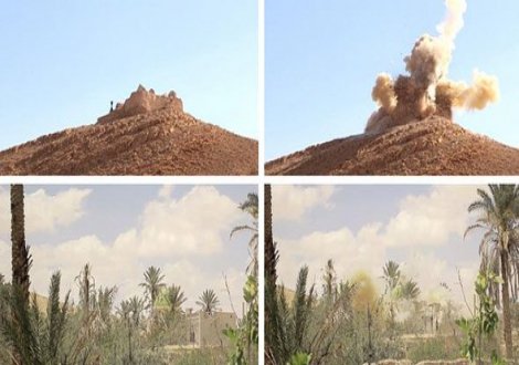 IŞİD Palmira'daki türbeleri havaya uçurdu