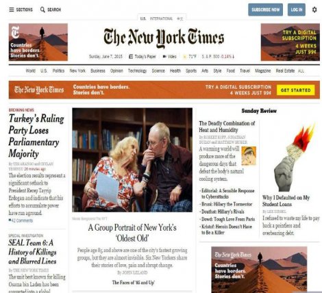 New York Times ilk yorumu; 'Karaya oturttu'