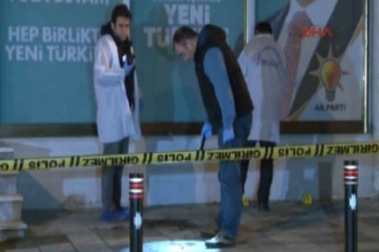 AKP mahalle temsilciliğine molotoflu saldırı!