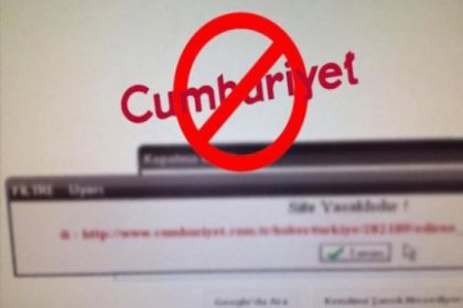 Cumhuriyet.com sayfası engellendi