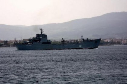 Rus savaş gemisi Akdeniz'e iniyor
