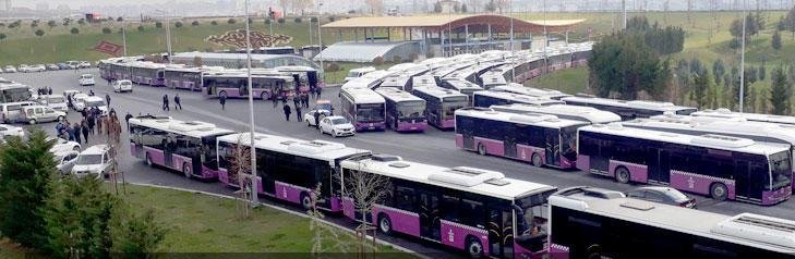 İstanbul'da 600 otobüs kontak kapattı