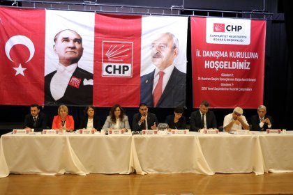 CHP Adana İl Danışma Kurulu toplandı: "Adana yeniden sosyal demokratların kalesi olacak"