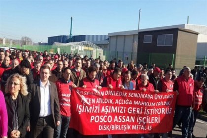 Posco Assan işçileri 3 Ocak'ta Ankara'ya yürüyecek