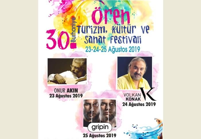 30. Burhaniye-Ören Turizm Kültür ve Sanat Festivali başlıyor