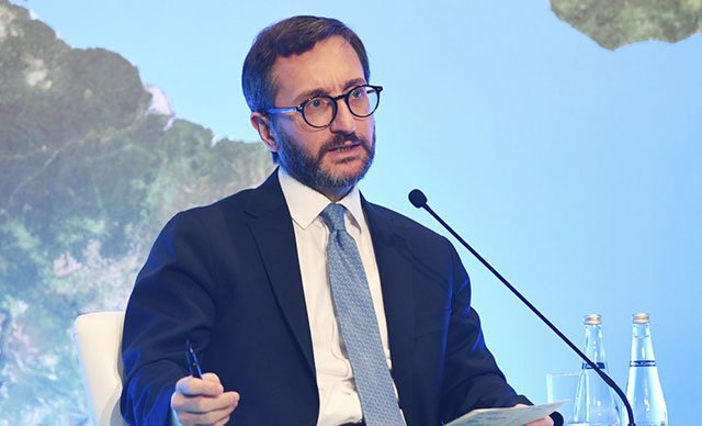 Fahrettin Altun: Türkiye'nin Antalya körfezine hapsedilmesi kabul edilemez