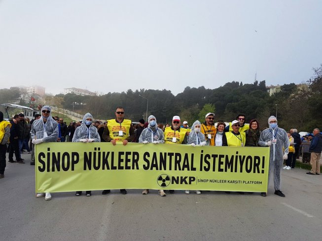 Sinoplular Çernobil’in 33. yılında bir araya geldi: 'Nükleer santral istemiyoruz!'