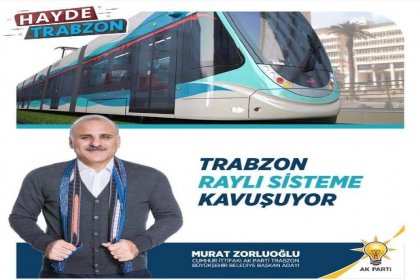 AKP'nin Trabzon adayı Murat Zorluoğlu İzmir Belediyesi görseliyle oy istedi!