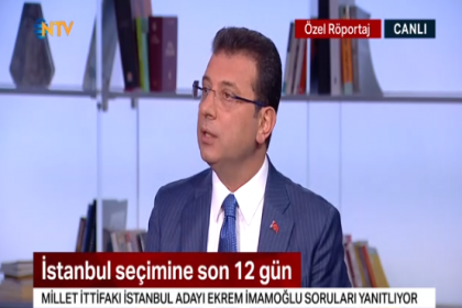 Ekrem İmamoğlu: Gündemin kent yoksulluğuna oturmuş olması rakibimizin bunu görmesi beni mutlu ediyor