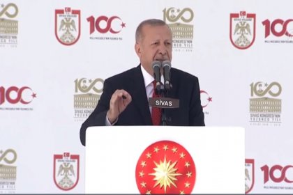 Erdoğan Sivas Kongresi'nin yıl dönümünde konuştu: George hızlı trene biniyorsa benim Ahmed'im Mehmed'im de binecektir