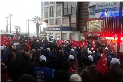 Harb-İş üyeleri Tank Palet fabrikası özelleştirilmesini protesto etti