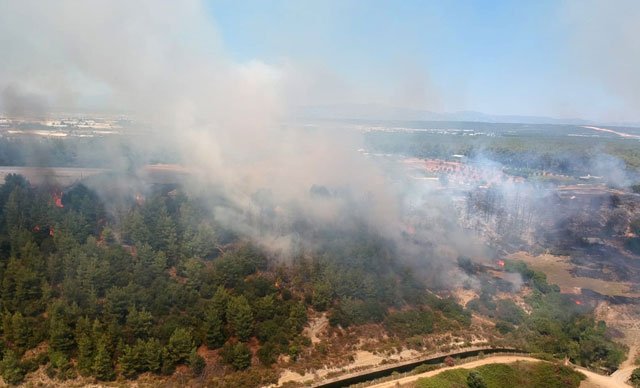 Antalya orman yangını