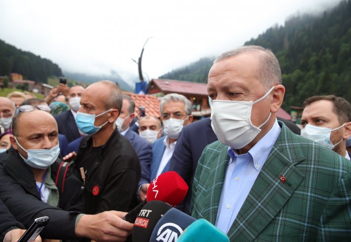 Ayder Yaylası'nda inceleme yapan Erdoğan: Hedefimiz burayı iç ve dış turizme açmak