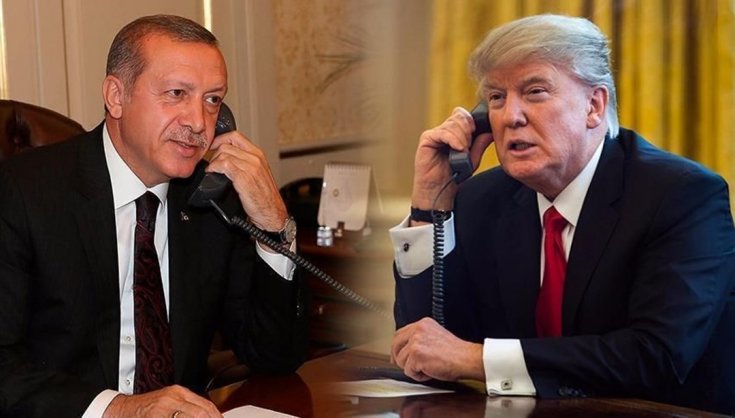 Erdoğan ve Trump telefonda görüştü