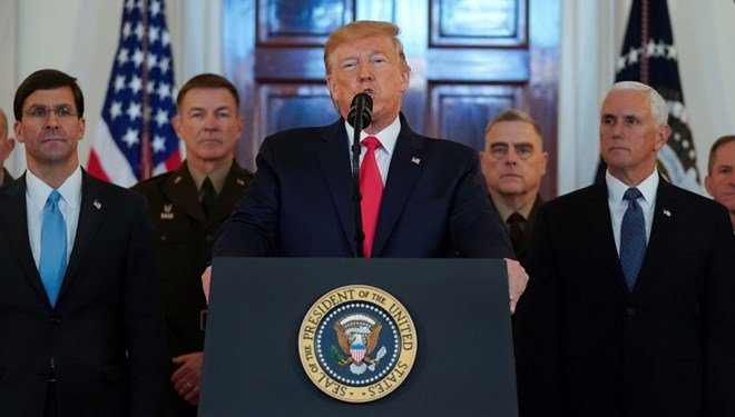 Trump: Herhangi bir Amerikan askeri İran rejiminin saldırısında ölmedi