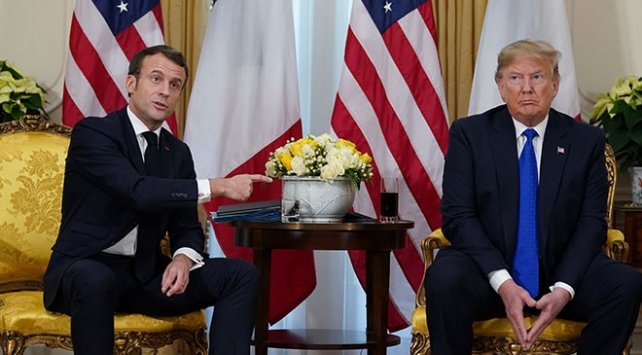 Trump ile Macron Doğu Akdeniz'deki gerginliği görüştü