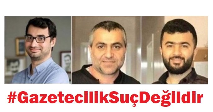 Tutuklu Gazeteciler Barış Terkoğlu, Ferhat Çelik, Aydın Keser serbest bırakıldı