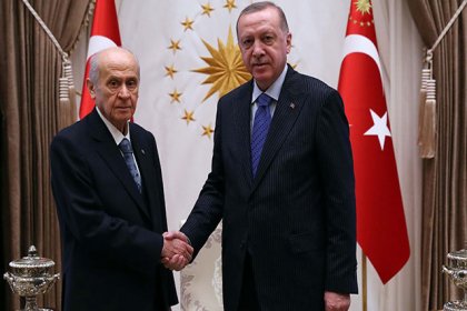 Erdoğan, Bahçeli ile görüştü