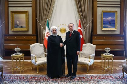 Erdoğan, Ruhani ile görüştü