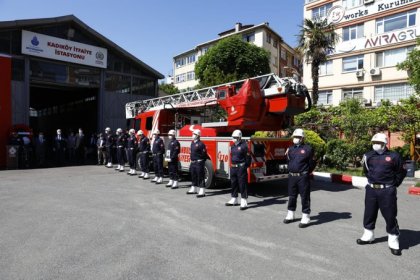 Kadıköy İtfaiye İstasyonunda tatbikatta yaşanan kazada 2 itfaiye eri şehit oldu