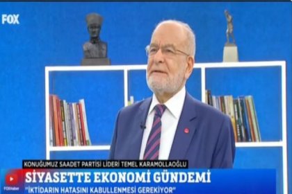 Karamollaoğlu: İktidar pandemiye rağmen bütün kaynakları betona, asfalta gömüyor