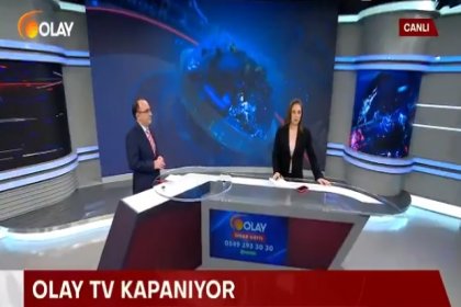 Olay TV 26 gün sonra akşam bülteninde yayın hayatını çalışanlarının alkışlarıyla sonlandırdı