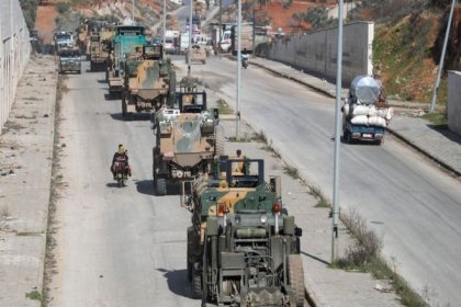 TSK'dan İdlib gözlem noktalarına zırhlı araç sevkiyatı