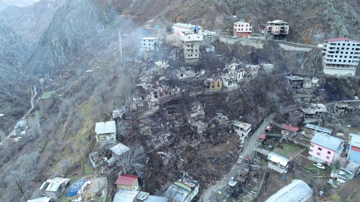 Artvin’de köydeki yangın felaketinin boyutu, gün ağarınca ortaya çıktı