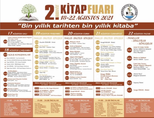 Burhaniye 2. kitap fuarı sanatseverlere kapılarını açıyor