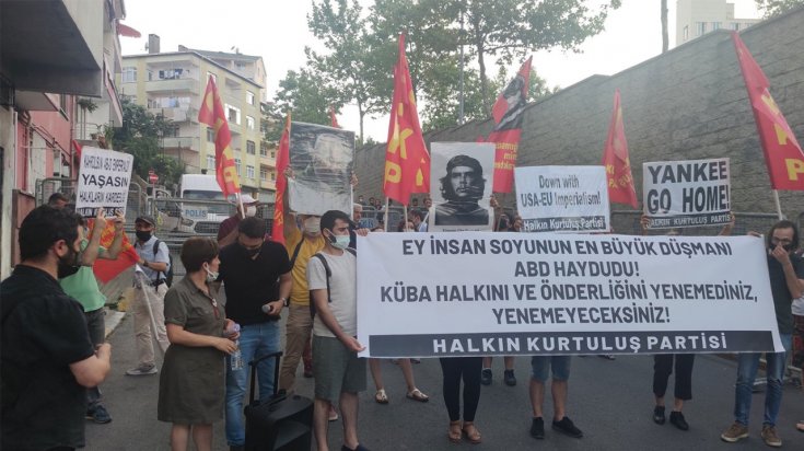 HKP’den ABD İstanbul başkonsolosluğu önünde protesto