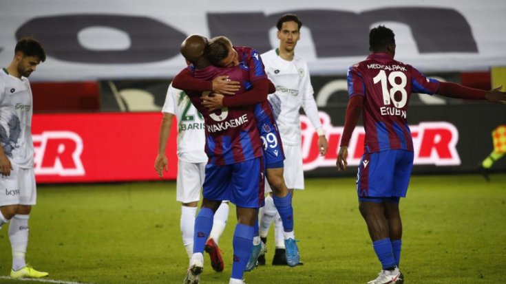 Trabzonspor, Konyaspor'u 3-1 mağlup etti