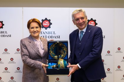 Akşener, İstanbul Sanayi Odası'nı ziyaret etti