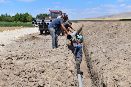 Ankara'da kurak tarım arazileri suya kavuşturuluyor